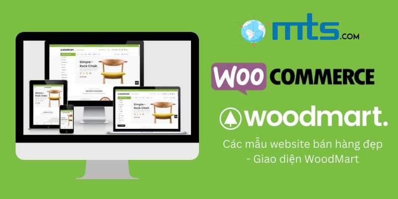 Các mẫu website bán hàng đẹp - Giao diện WoodMart